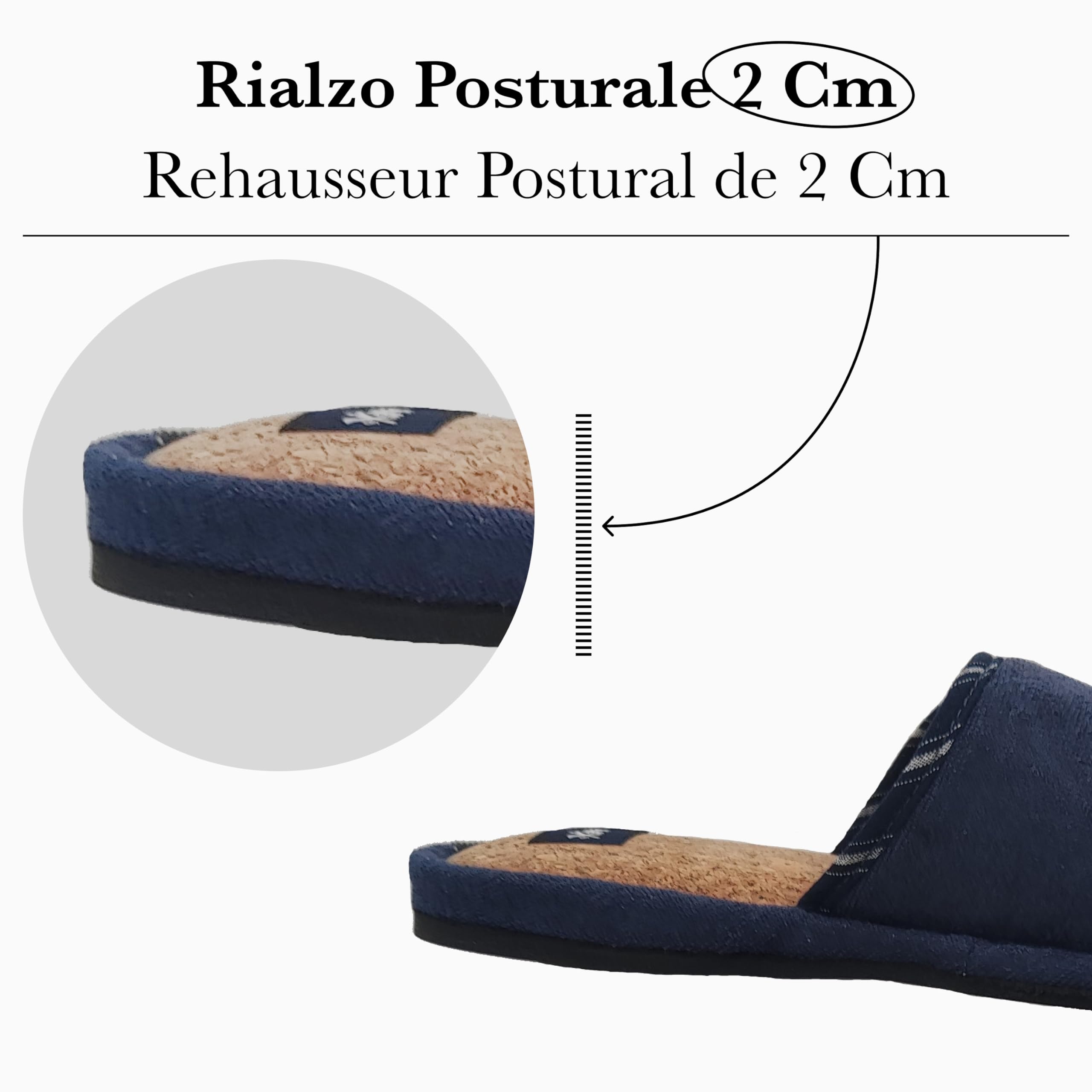 Amix Corcho Ciabatte in Sughero Uomo per Primavera Estate, Extra-Light e Antiscivolo, per Casa e Giardino