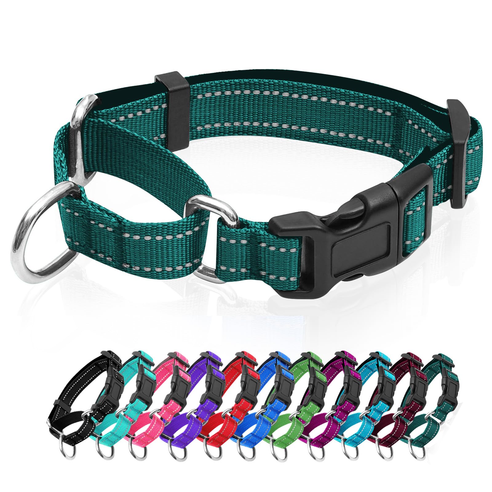 GDLKPS Reflective Martingale Dog Collar