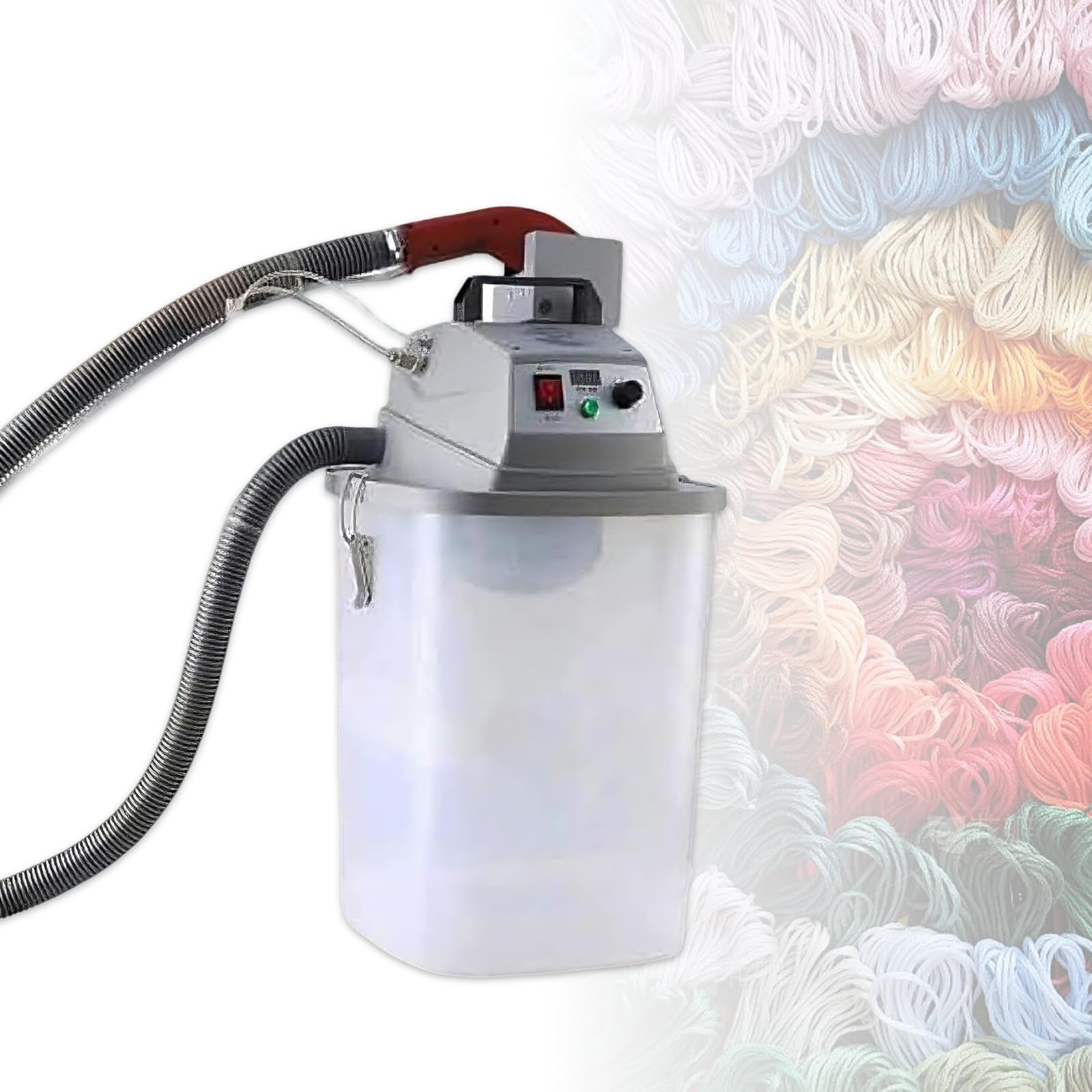 Zhenyuwang 220V Fabric Thread Trimmer, Low Noise, 30-Liter Thread Storage Bin, 10 Kpa Vacuum Suction, 15-50 Mm Cutting Width, Stepless Speed Regulation