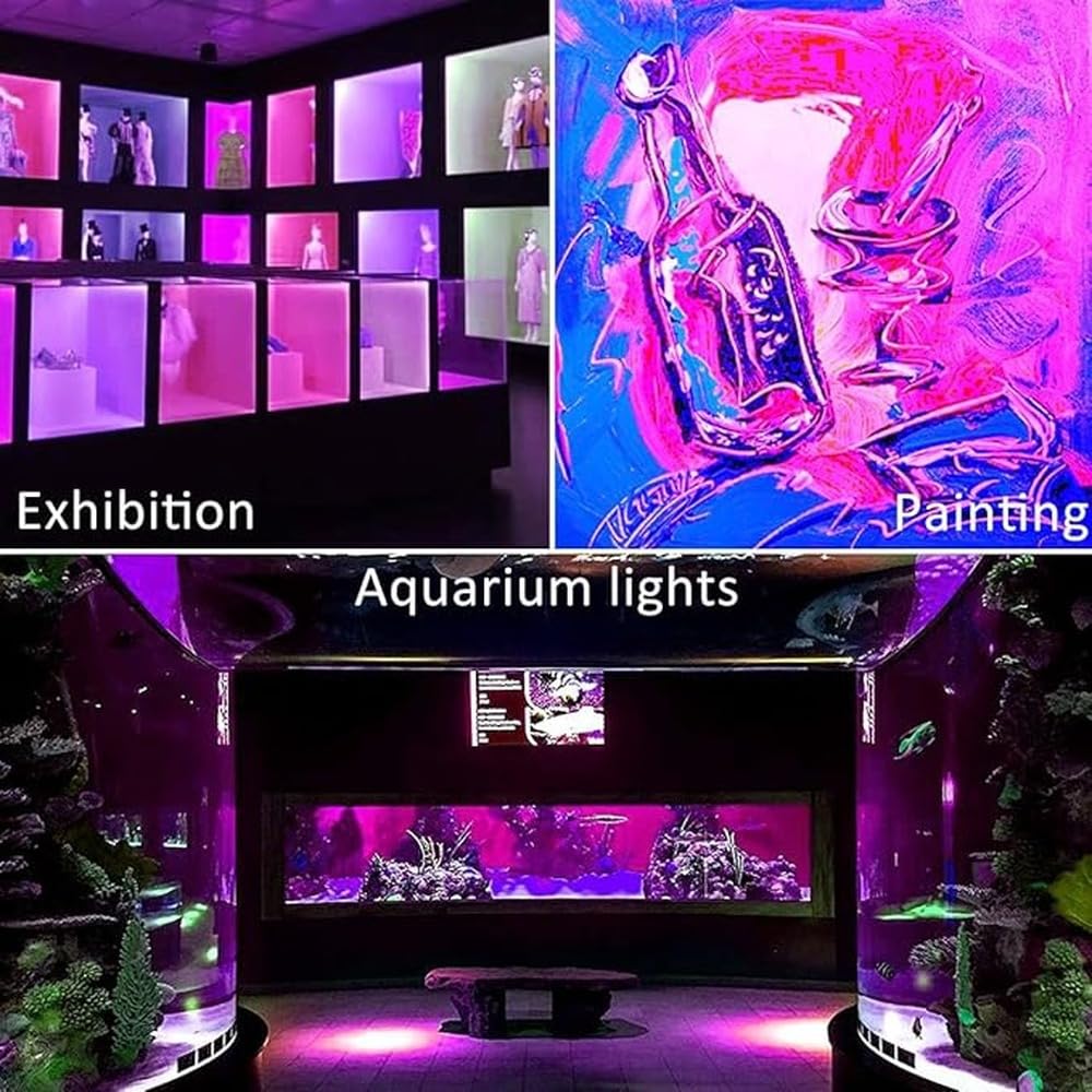 Faro a LED fluorescente al buio con 72 LED SMD di qualità per feste