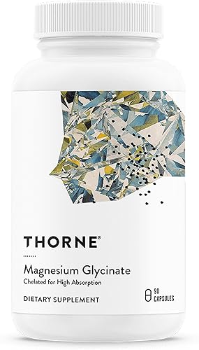 THORNE - Glicinato de magnesio - Apoya el sueño reparador, la relajación muscular, la salud del corazón y el metabolismo* - Cápsulas de magnesio