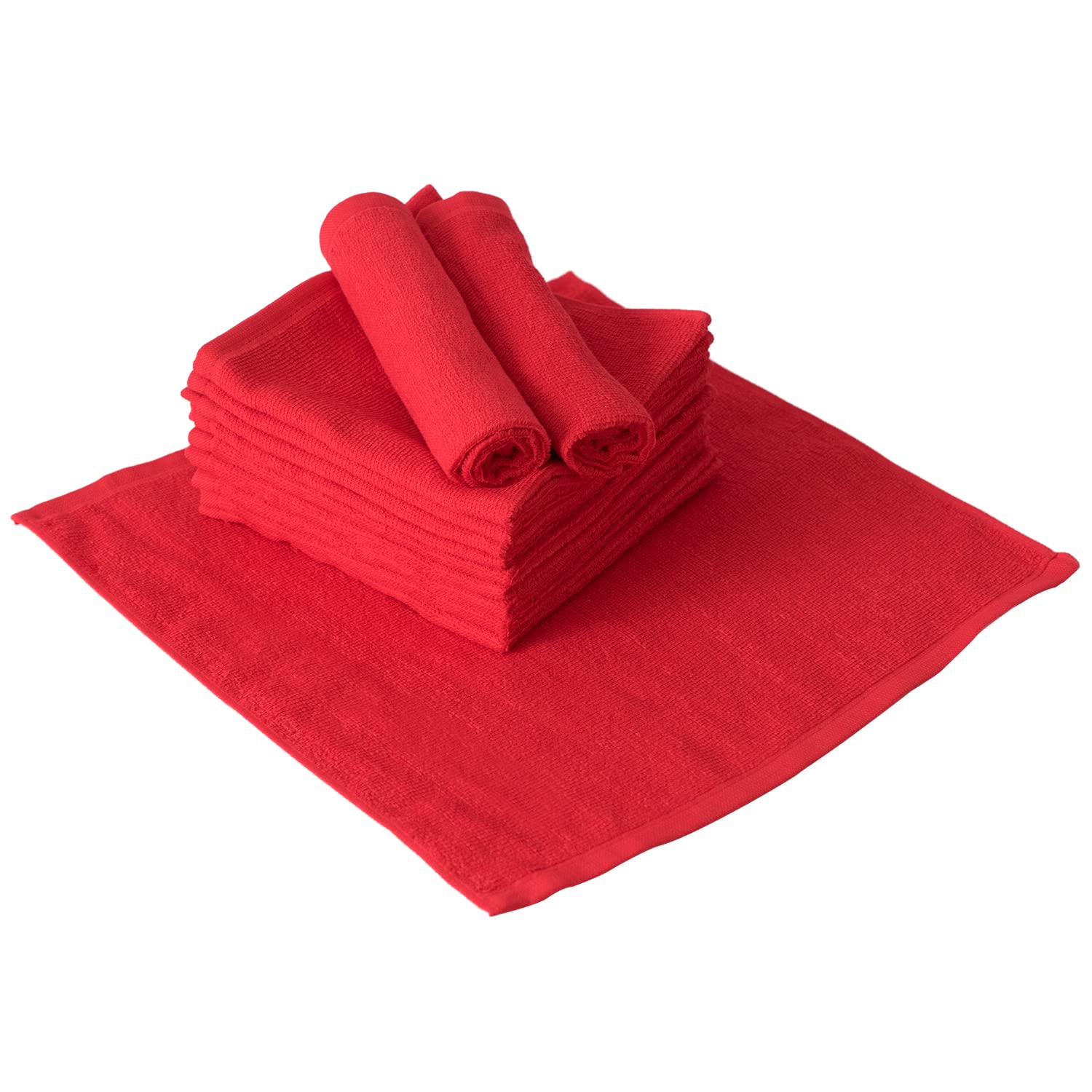Amazon.co.jp: Commercial Towel, Red Towel, 95 Momme, 12 Hand