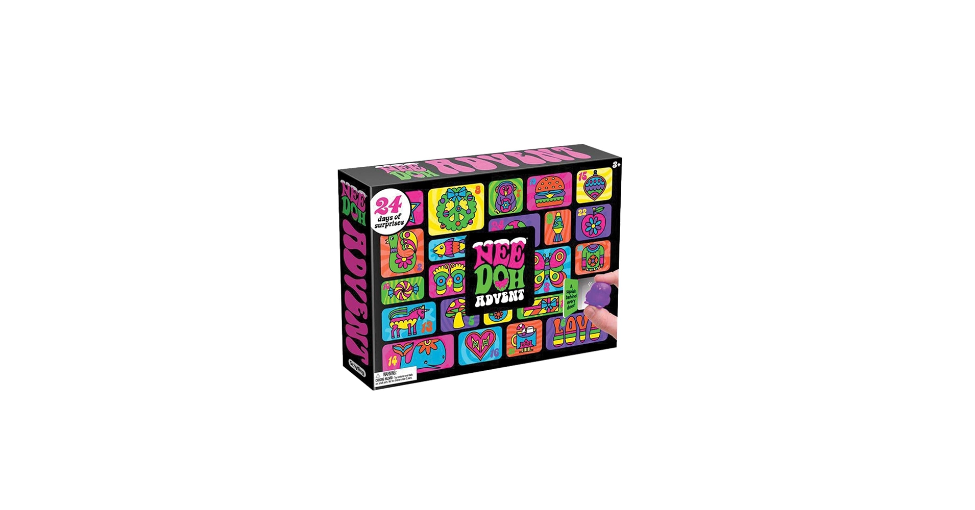 スクイーズ ニードー NeeDoh Squishmas アドベントカレンダー Nee Doh Squishmas Advent Calendar 2024, Squishies Christmas