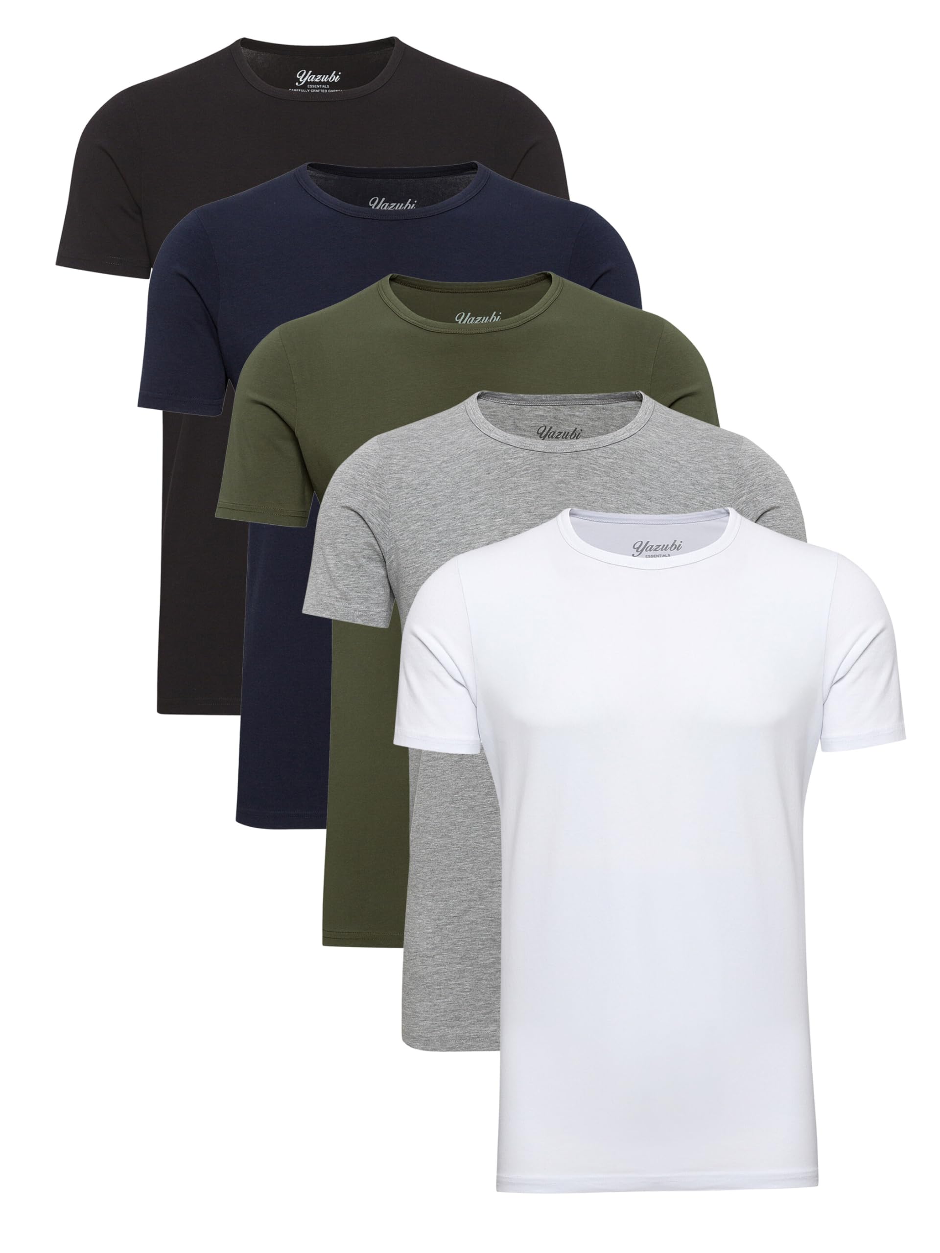 Yazubi 5er Pack Herren T-Shirt Mythic