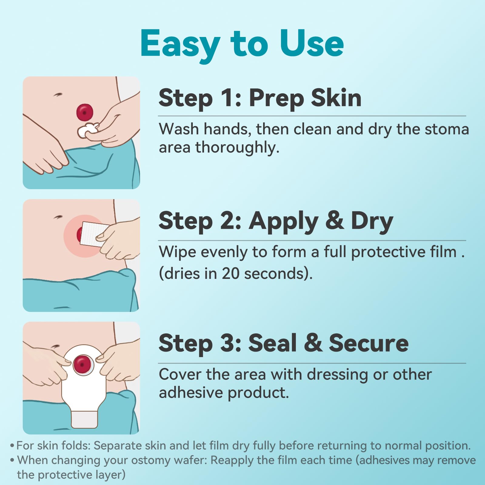 Dimora Skin Barrier Wipes - Alcohol-Free & Gentle -7