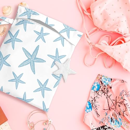 Miniatura 5 de Bolsa húmeda, bolsa húmeda y seca, bolsa húmeda para traje de baño, viajes, playa, piscina, pañales, ropa sucia de yoga, gimnasio, bolsa de