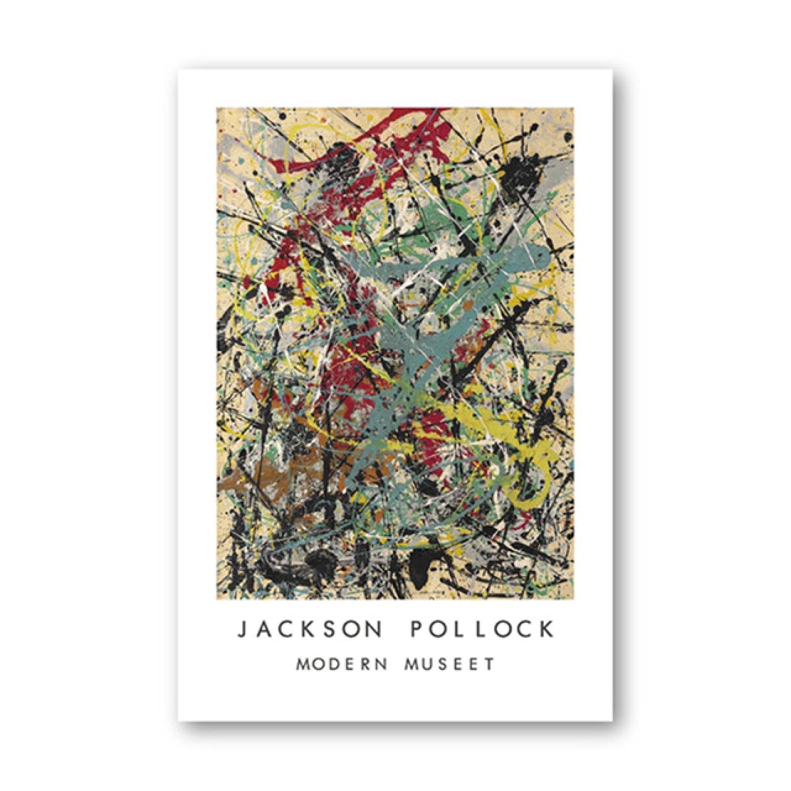 Amazon.co.jp: ジャクソンポロック抽象絵画ファインアートポスターと