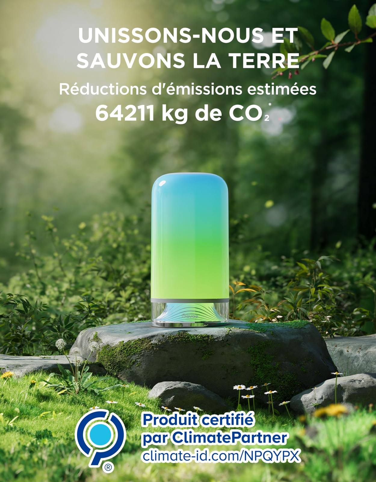 Govee Lampe de Chevet LED RGBICWW, Lampe de Table Tactile Dimmable 500lm | 70+ Modes Scène Colorés,Compatible avec Alexa Matter, 2700-6500K Réglable，Music Sync et DIY, Pour salon, chambre et fêtes