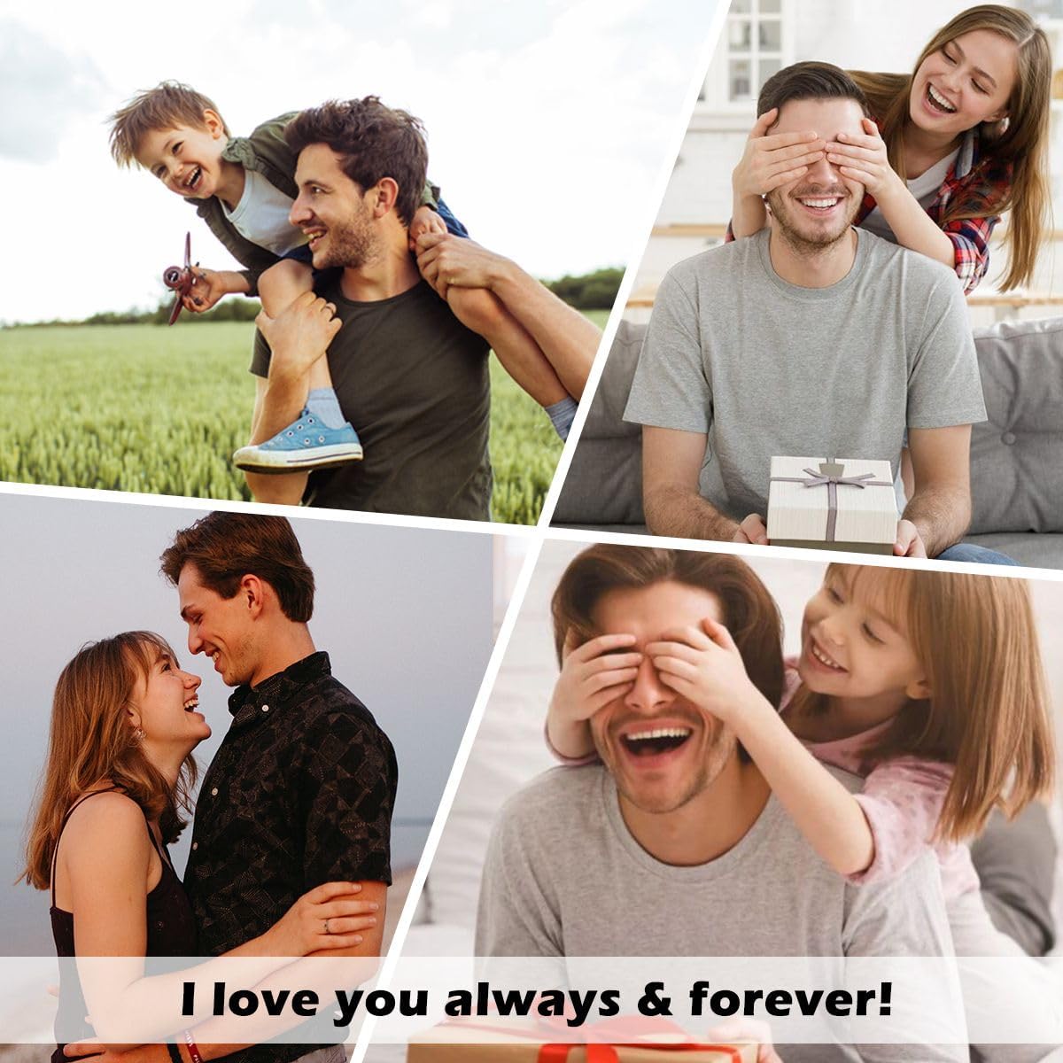 Gifts for New Dad Grandpa Uncle Bonus Son Grandson Brother Nephew Friends, Braided Leather Bracelet, Fathers Day Birthday Valentines Christmas Graduation Gifts for Men Boys - Image 7