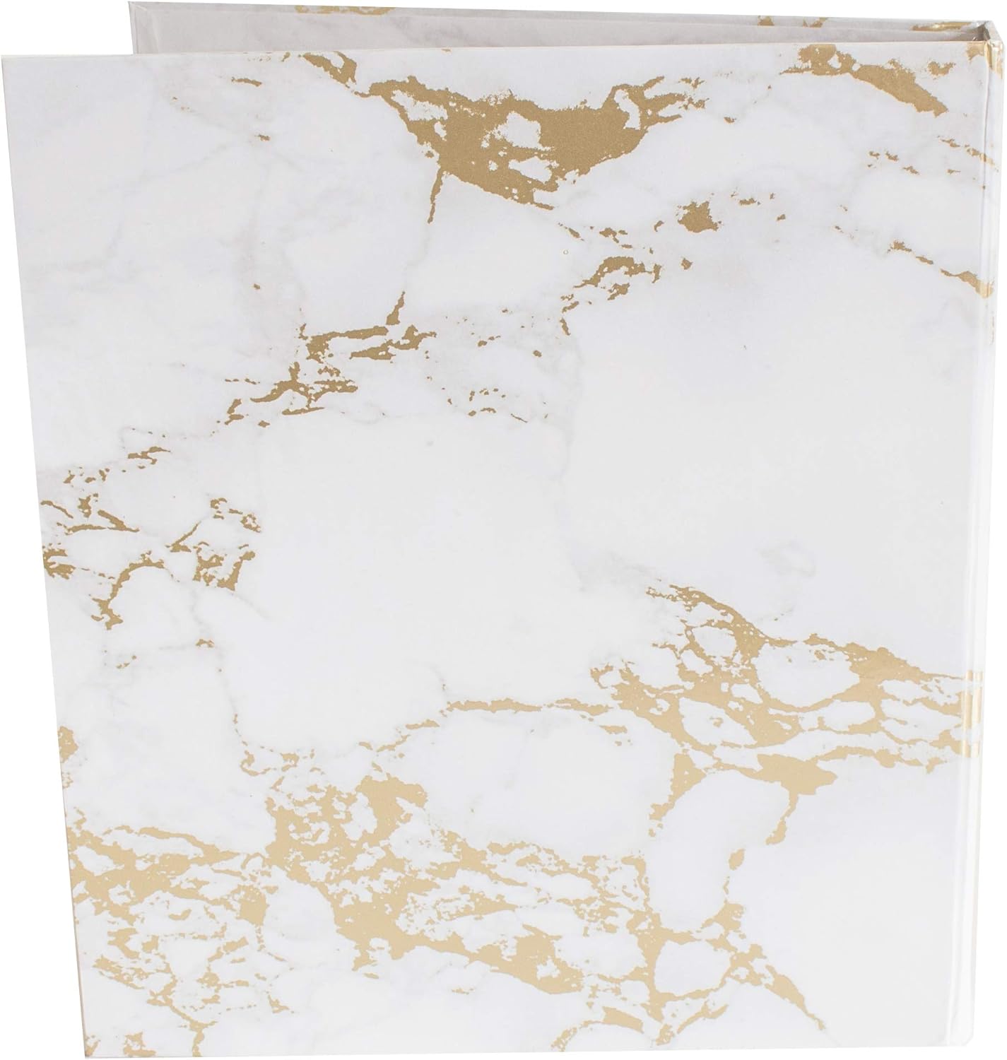 bloom daily planners Binder (+) 3 Ring Binder (+) 1 Inch Ring (+) 10" x 11.5" - Gold Marble : Office Products