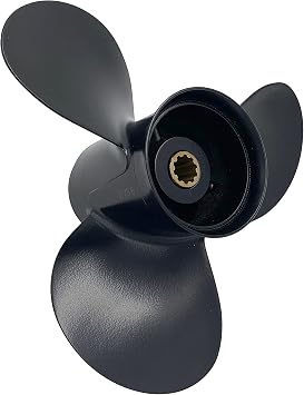 Mercury Outboard Propeller 9.9x13 P for Engine 25-30HP 10 Tooth 48-19640A40/ Boat Outboard Propeller for Tohatsu Engine 3R0B645270 9 7/8x13