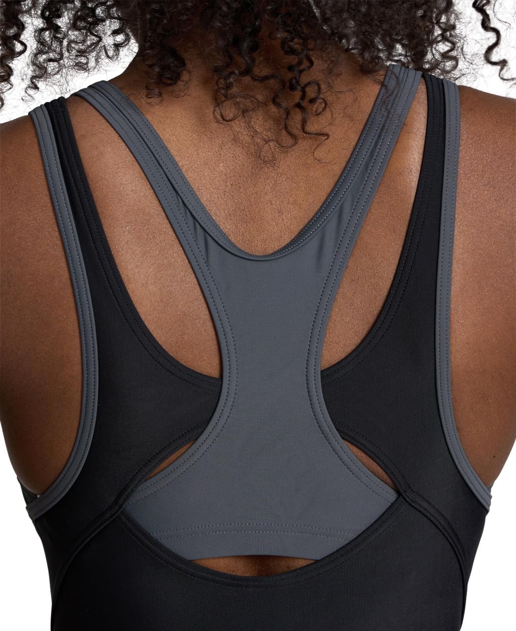 ARENA Womens Feel Women's Solid Hi-Power Back Swimsuit - Image 4