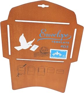 Craft Office Envelope Liner Templates Wooden Stencil for DIY Vintage Design