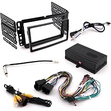 CRUX Interfacing DKGM-16| OnStar Radio Replacement Interface w/SWC Retention, Video Switcher & Double Din Dash Kit for Select GM LAN-29 Bit Vehicles 2006-2015