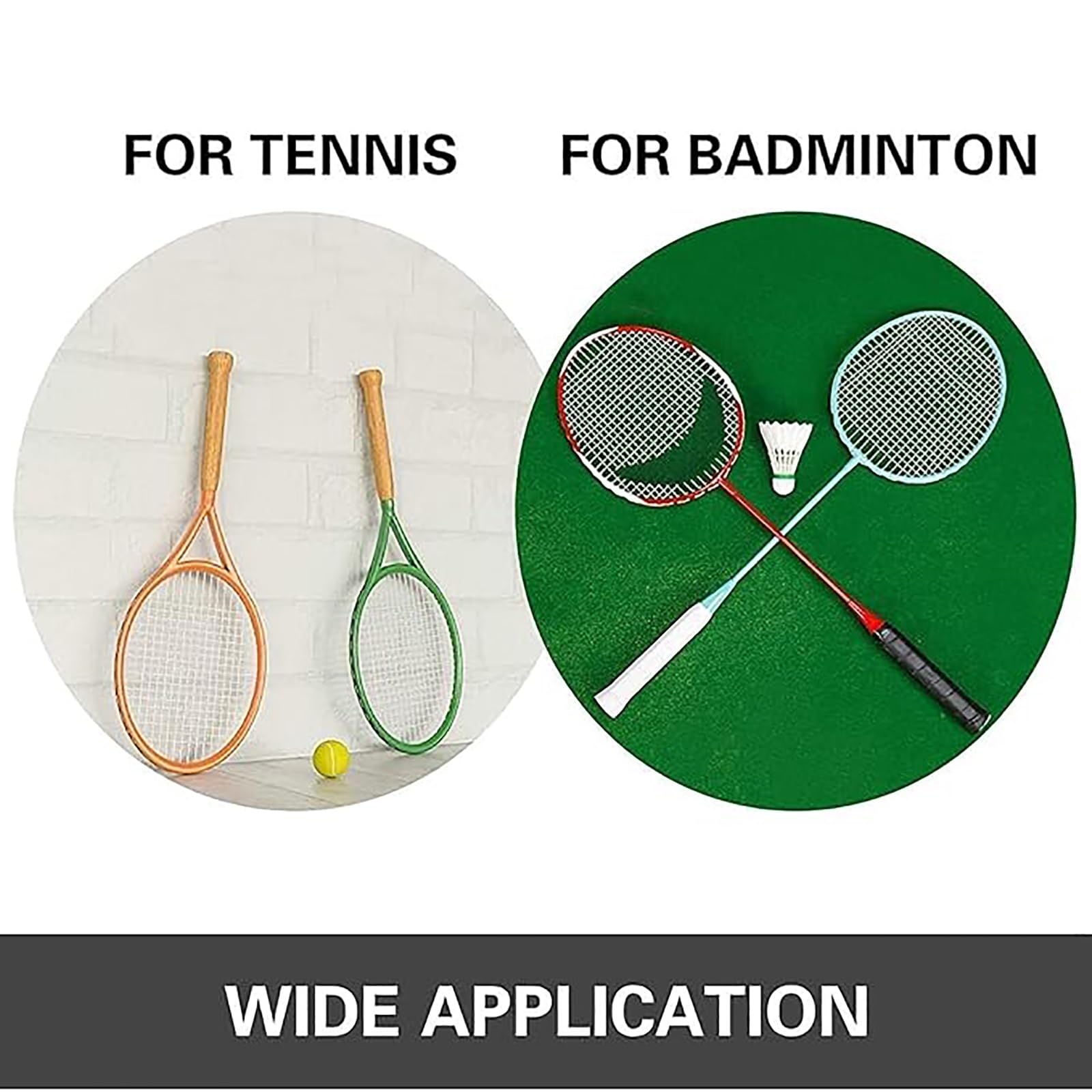 Máquina de encordado de fijación de 6 puntos para raquetas de tenis de bádminton, herramienta antideslizante para equipos deportivos en casa