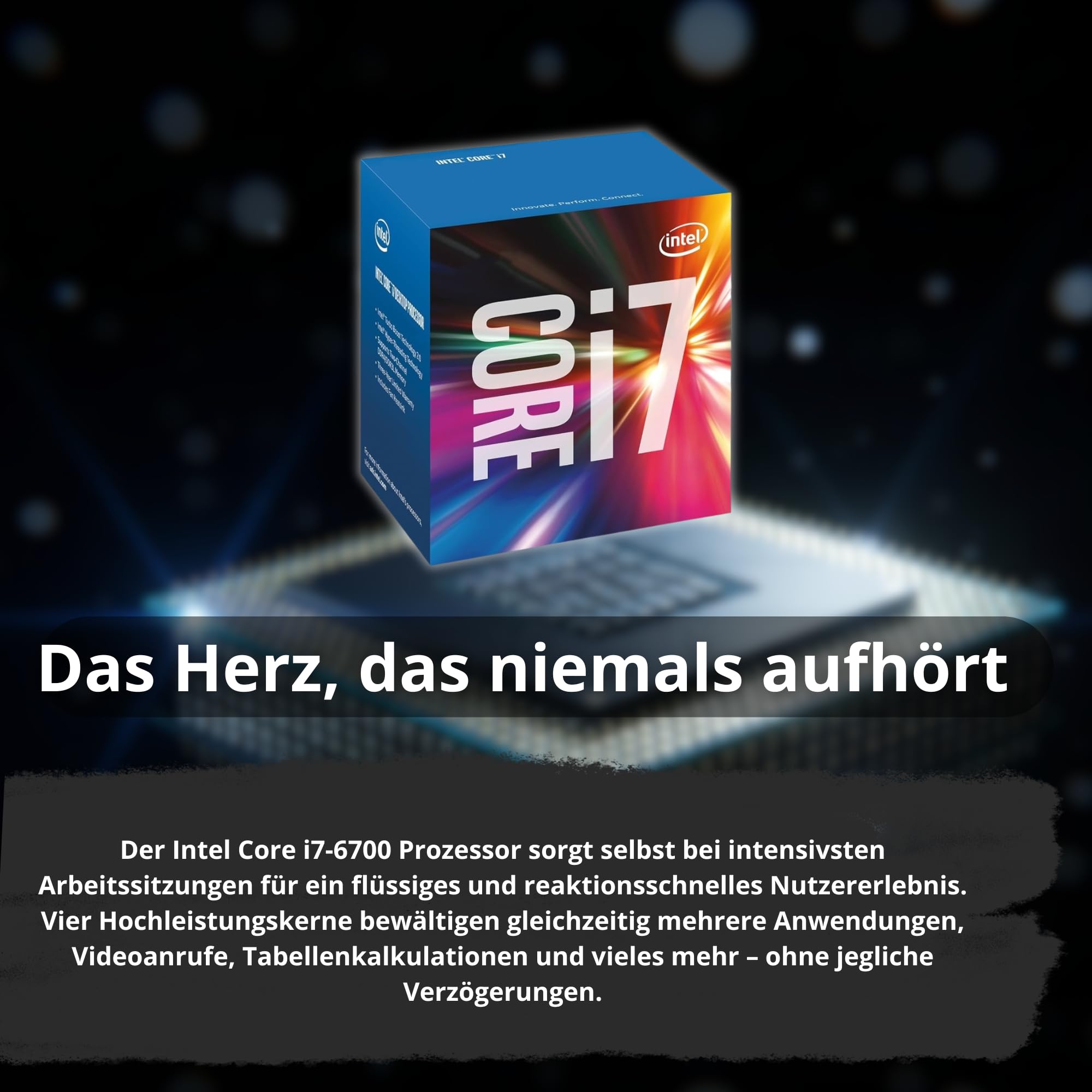 Lenovo - Schneller PC mit Intel Core i7 6700 - Desktop Computer + Silent Rechner für Büro & Home Office mit 4 GHZ - 16 GB - 512GB SSD - USB3.0 - WLAN - inkl Windows 11 Pro und Office 2016