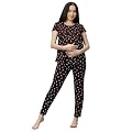 DZZO New Women's Cotton Printed Maternity Night Suit | Comfortable Feeding Night Dress | for Breathable Nursing Pajama S