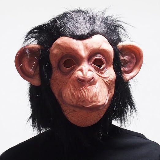 Amazon Co Jp かぶりもの マスク 仮面 お面 面具 なりきり マスク 猿 チンパンジーパンダ 犬 干支 マスク ハロウィン 仮装 宴会 パーティー サル ファッション