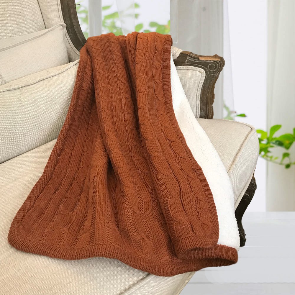 Couverture Bebe Rose Plaid Rose En Tricot Doux Torsadé - Le Royaume Du Bébé  Couverture Bebe Personnalisée