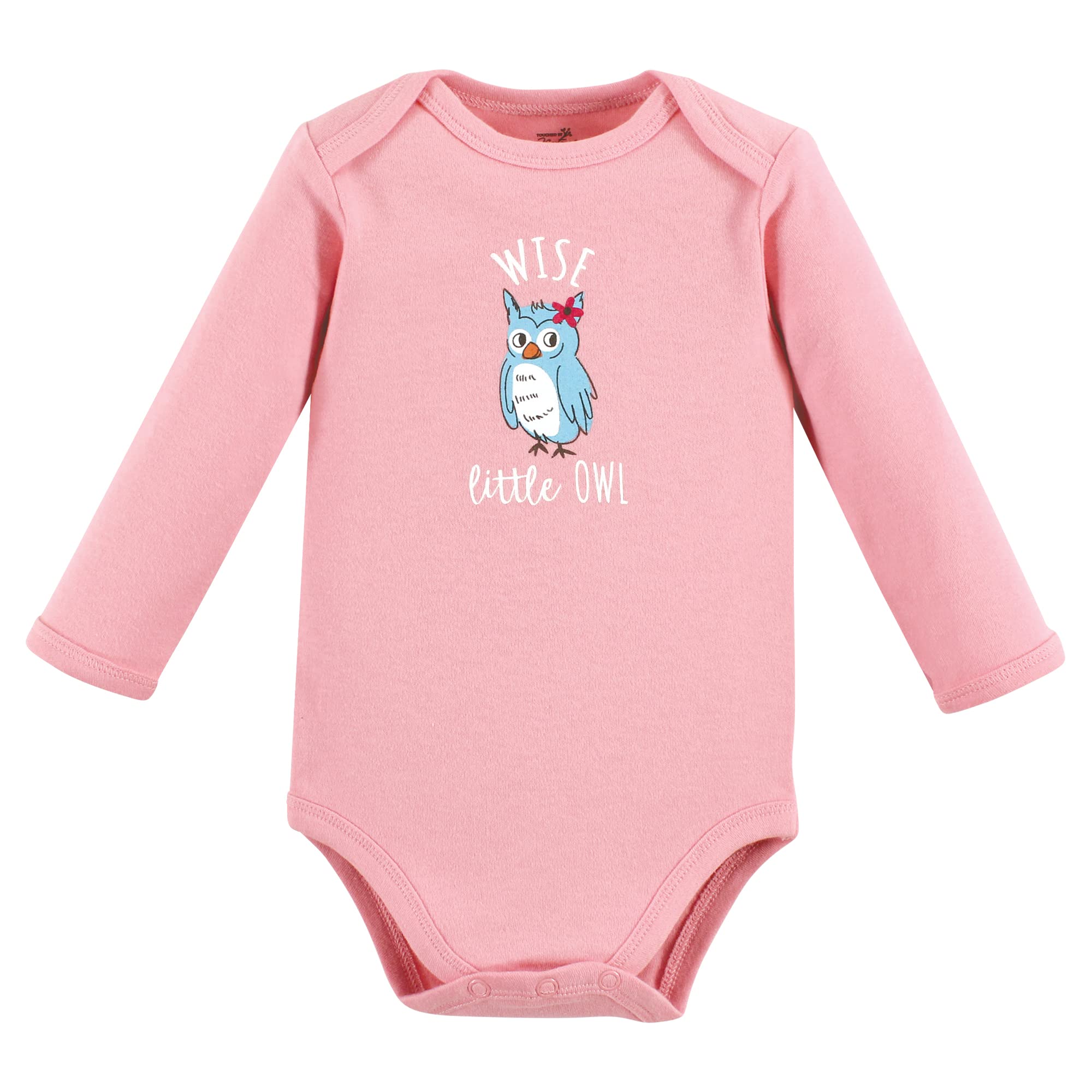 Touched by Nature Unisex Baby Bio-Baumwolle Langarm Bodys Junge Woodland Alphabet 0-3 Monate