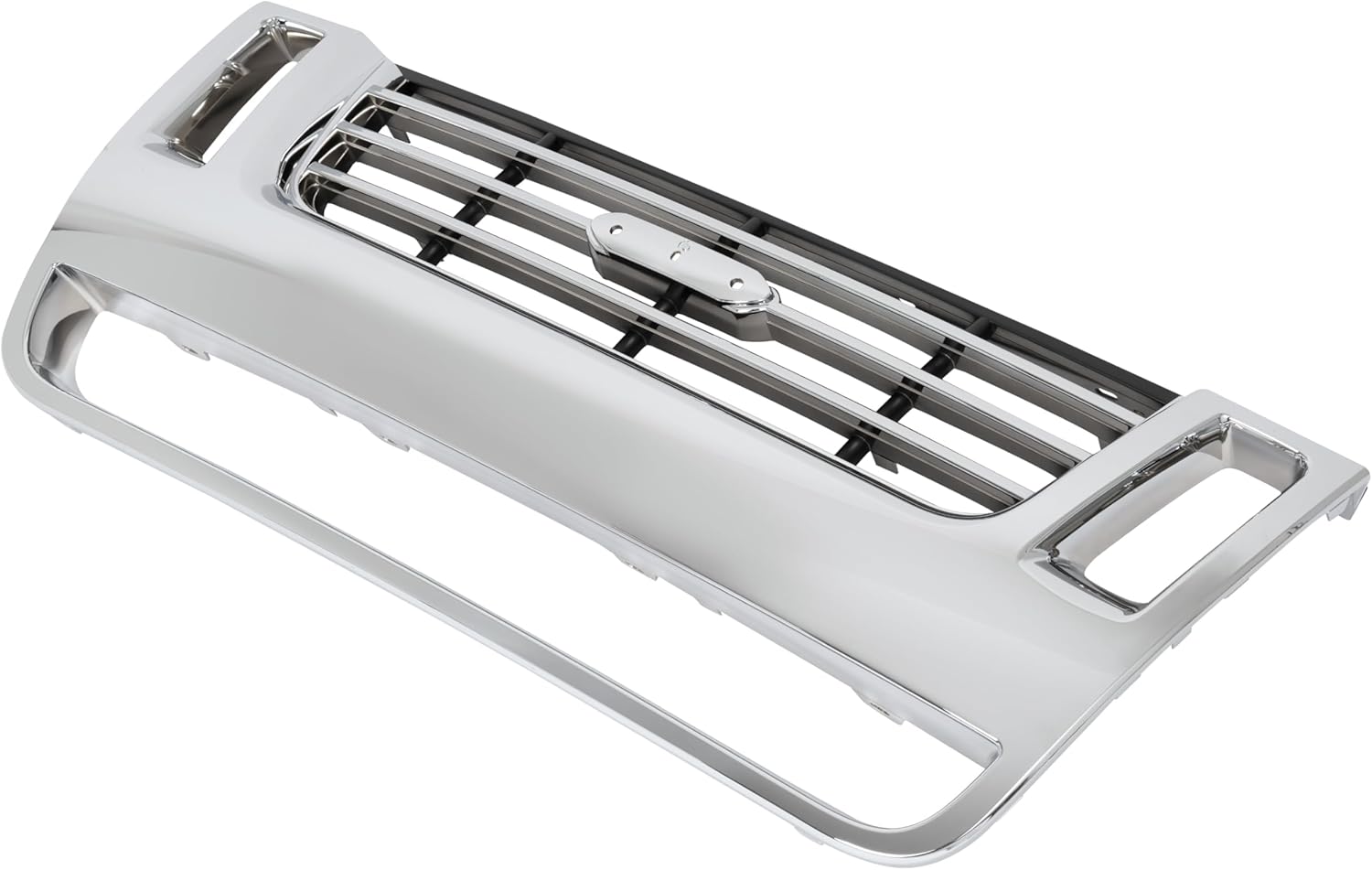 HECASA Front Grill Compatible with 2006-2010 Ford Explorer 2007-2010 Sport Trac Replacement for FO1200476 Bumper Grille Assembly Radiator Grille W/Side Openings 3-Bar Style Chrome Painted