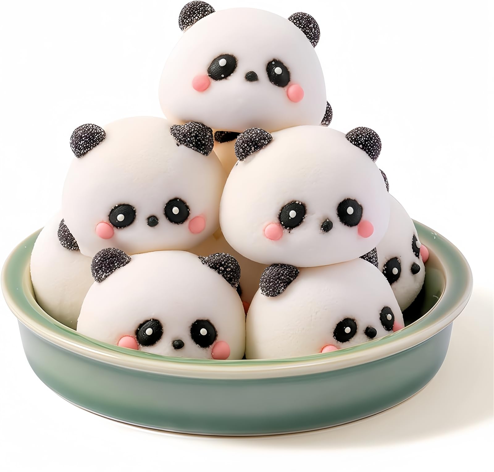 Amazon.co.jp: WSYLS-3Dパンダマシュマロ（10個入り） マシュマロ