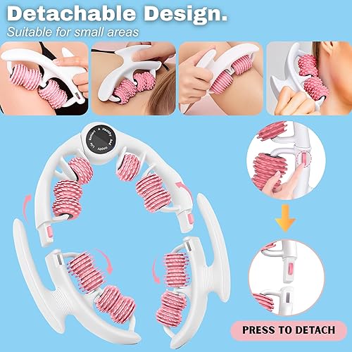 Miniatura 5 de Rodillo anticelulítico - Masajeador de drenaje linfático, herramienta de masaje para celulitis, fascista para contornear, herramienta para dolores