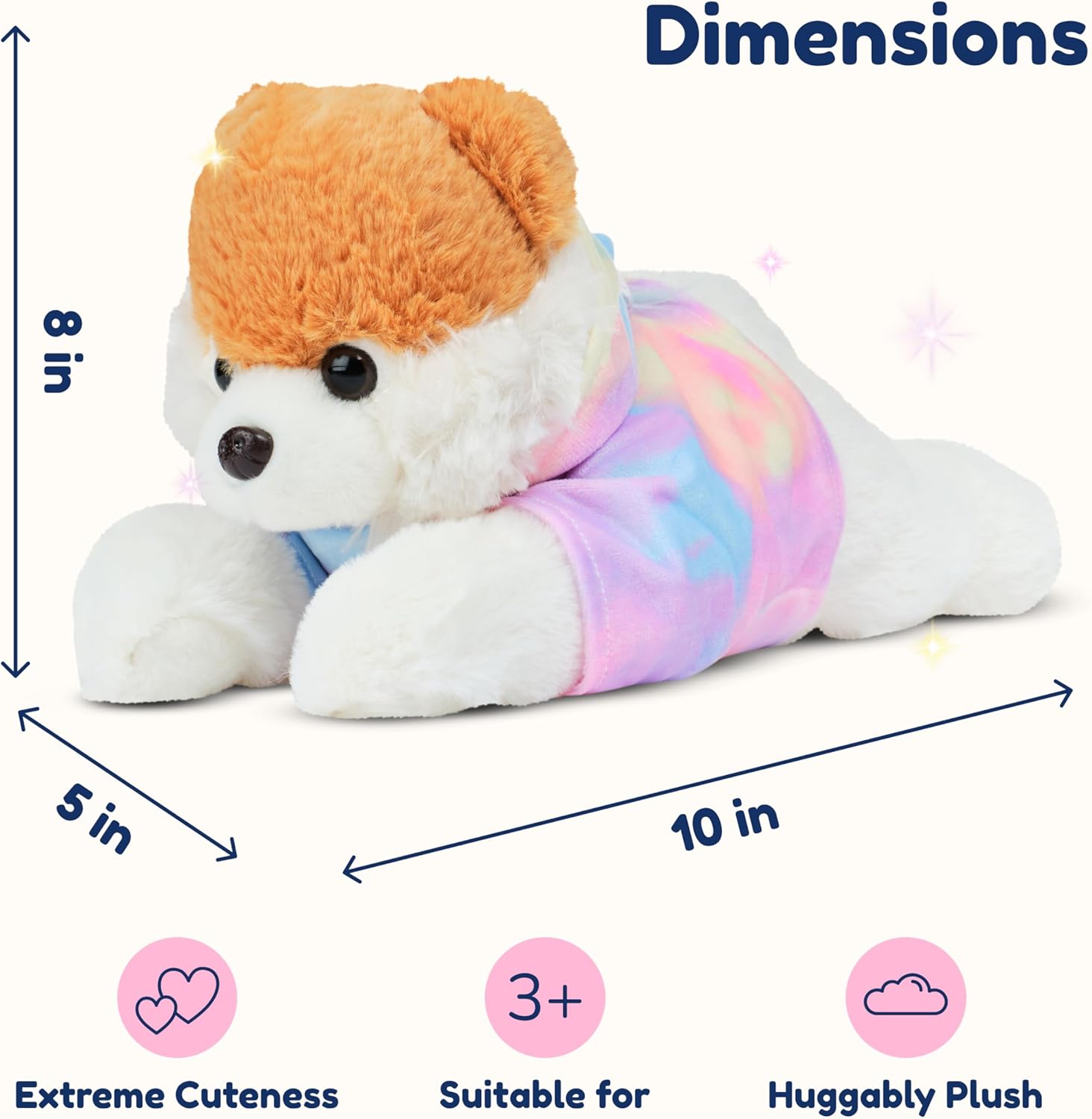 PixieCrush Dog Stuffed Animals - Bernese Mommy with 4 Puppies in Her Tummy - Huggable and Fluffy Dog Plushies for Imaginative Play - Plush Toys Suitable for Kids 3 Years Old and Above - 5" x 10" x 8" - Image 3