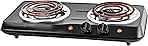 OVENTE Electric Countertop Double Burner, 1700W Cooktop with 6