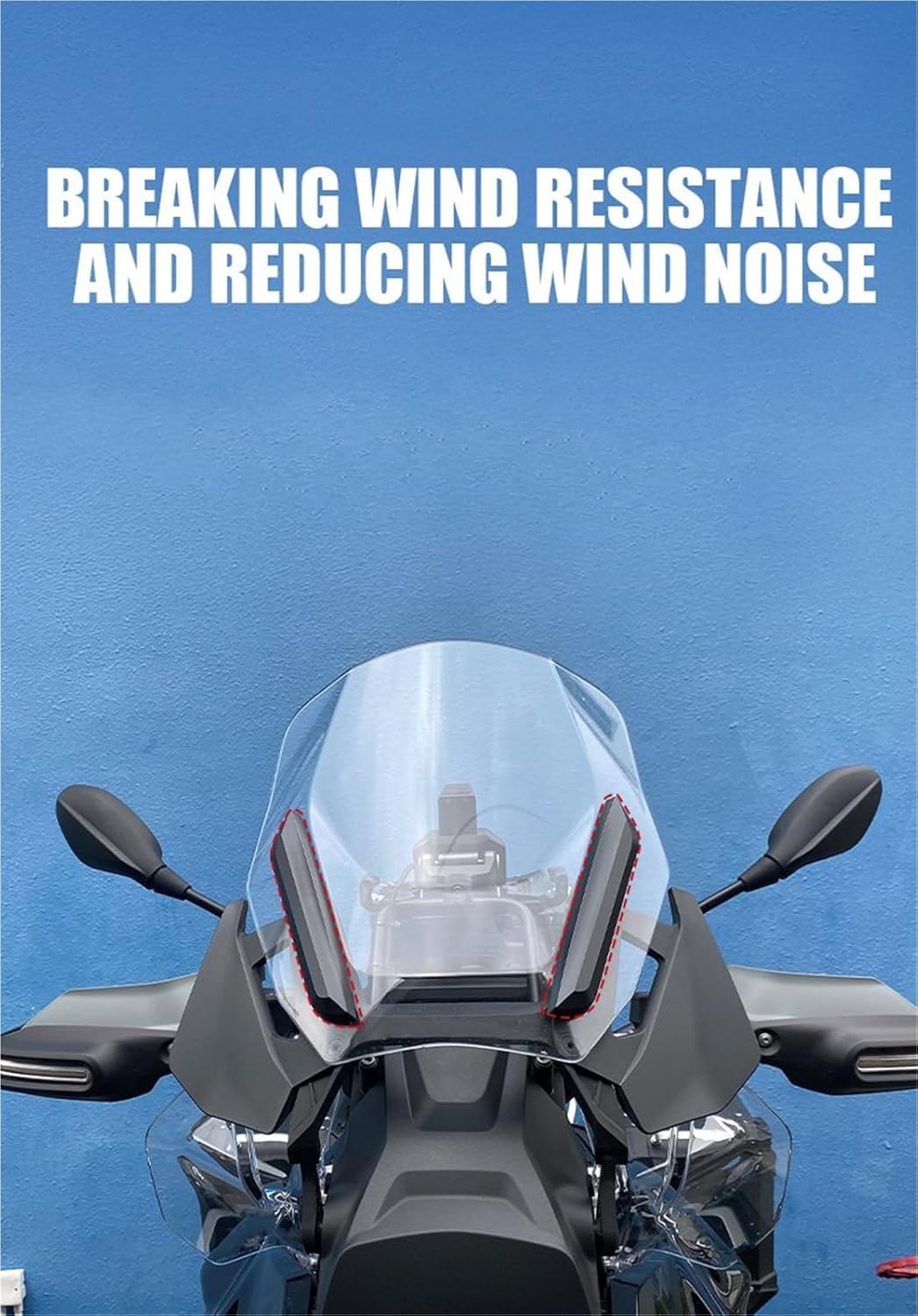 に適合するTiger 800XCa用オートバイ用フロントガラスデフレクター