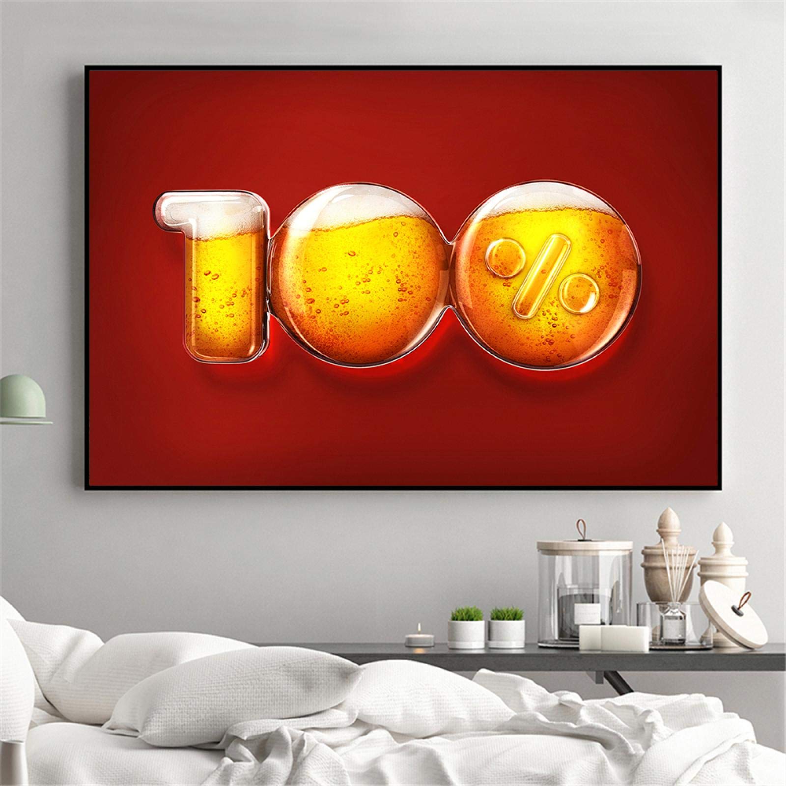 Impression sur toile cuisine affiche champagne et boissons bistrot