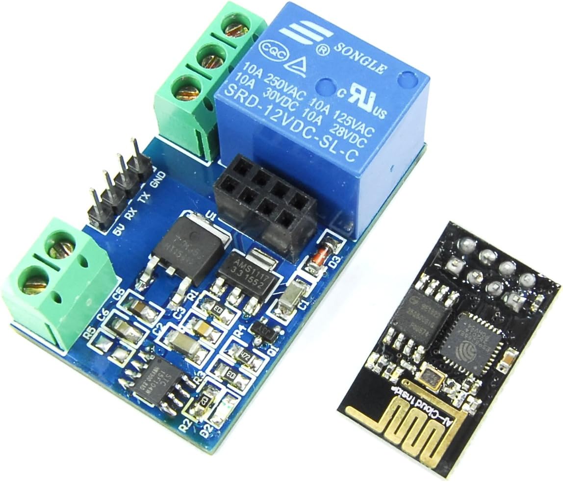 LC Technology 1 Ch Wifi Relay Module ESP8266 12V UART IOT Wireless
