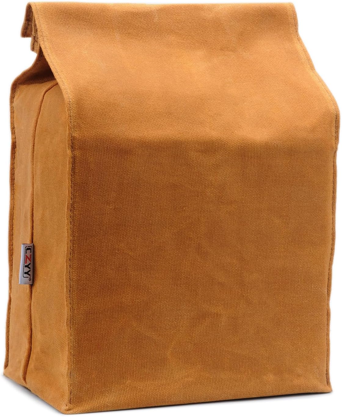 CZYY Waxed Canvas Lunch Bags Brown Paper Bag Styled - Classic Updated - Reusable and Washable, Worthbuy Lunch Box for Men & Women