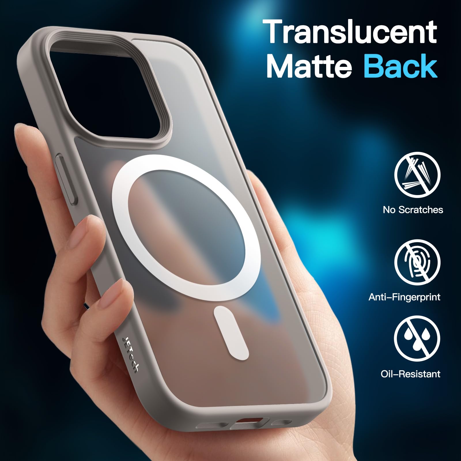 JETech Coque Souple Clair Pour IPhone 15 Plus 6,7 Pouces, Protection Complète D'Objectif De