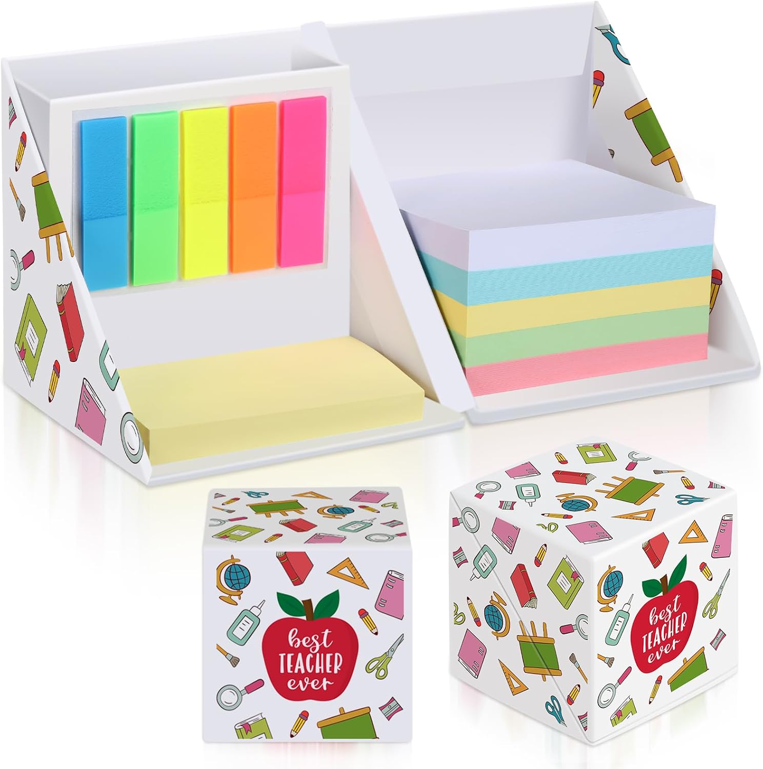 Eaasty Teacher Appreciation Gifts Sticky Notes Organizer with Pen Holder