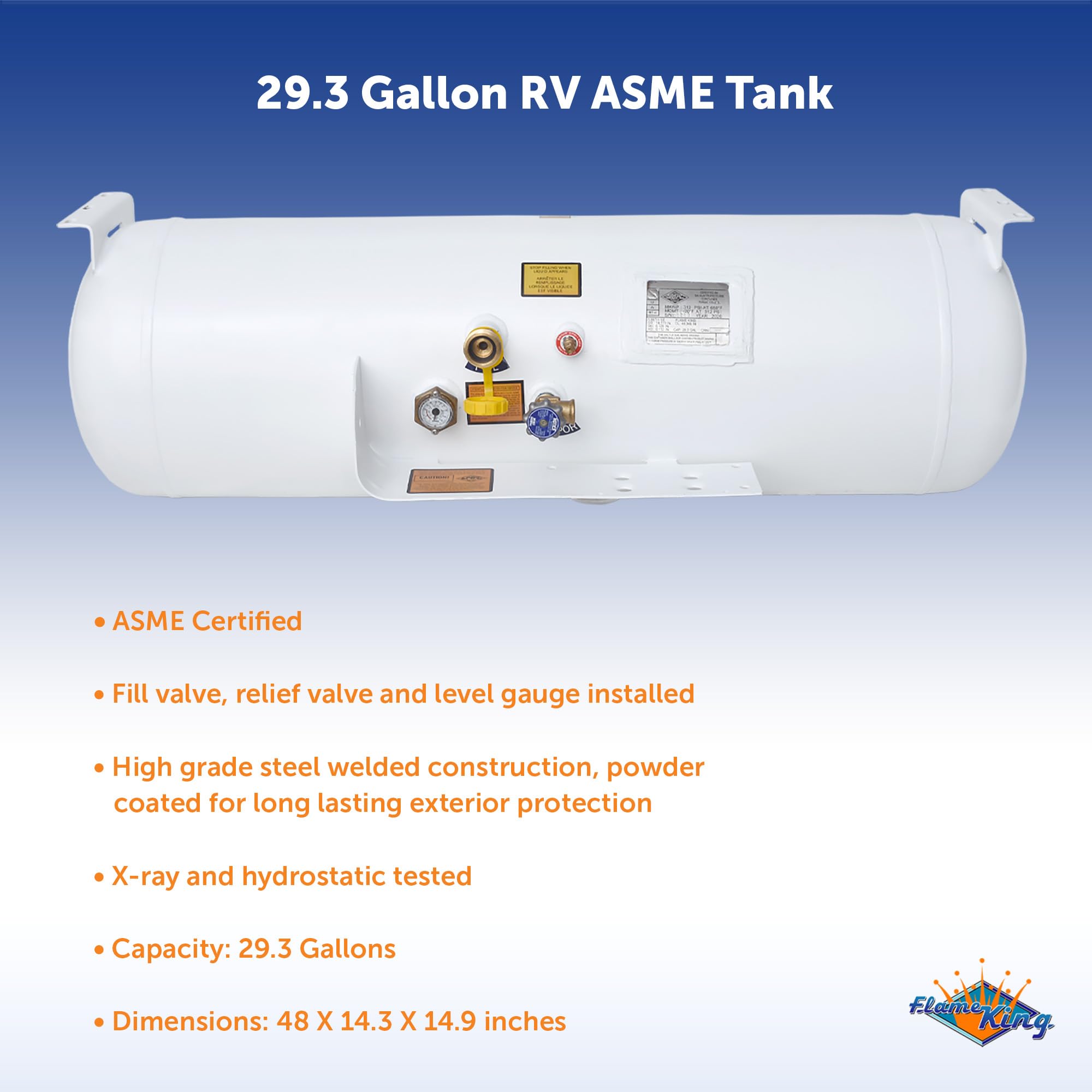 Amazon.com: Flame King YSN293 29.3 Gallon RV, Van Or Trailer 