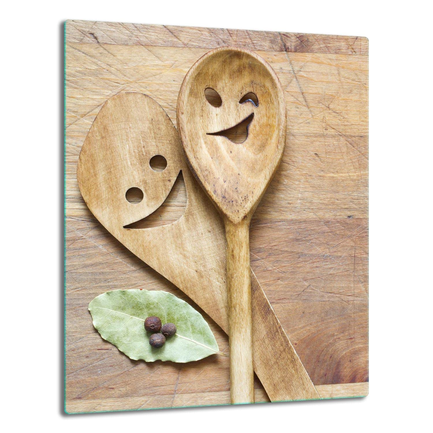 TMK ArtDeko – Placa Protectora Vitrocerámica 1 Pieza 40x52 cm – Cubre Placa de Inducción de Cristal Templado 4 mm – Tabla de Cocina de Vidrio Multifuncional y Protector Antisalpicaduras