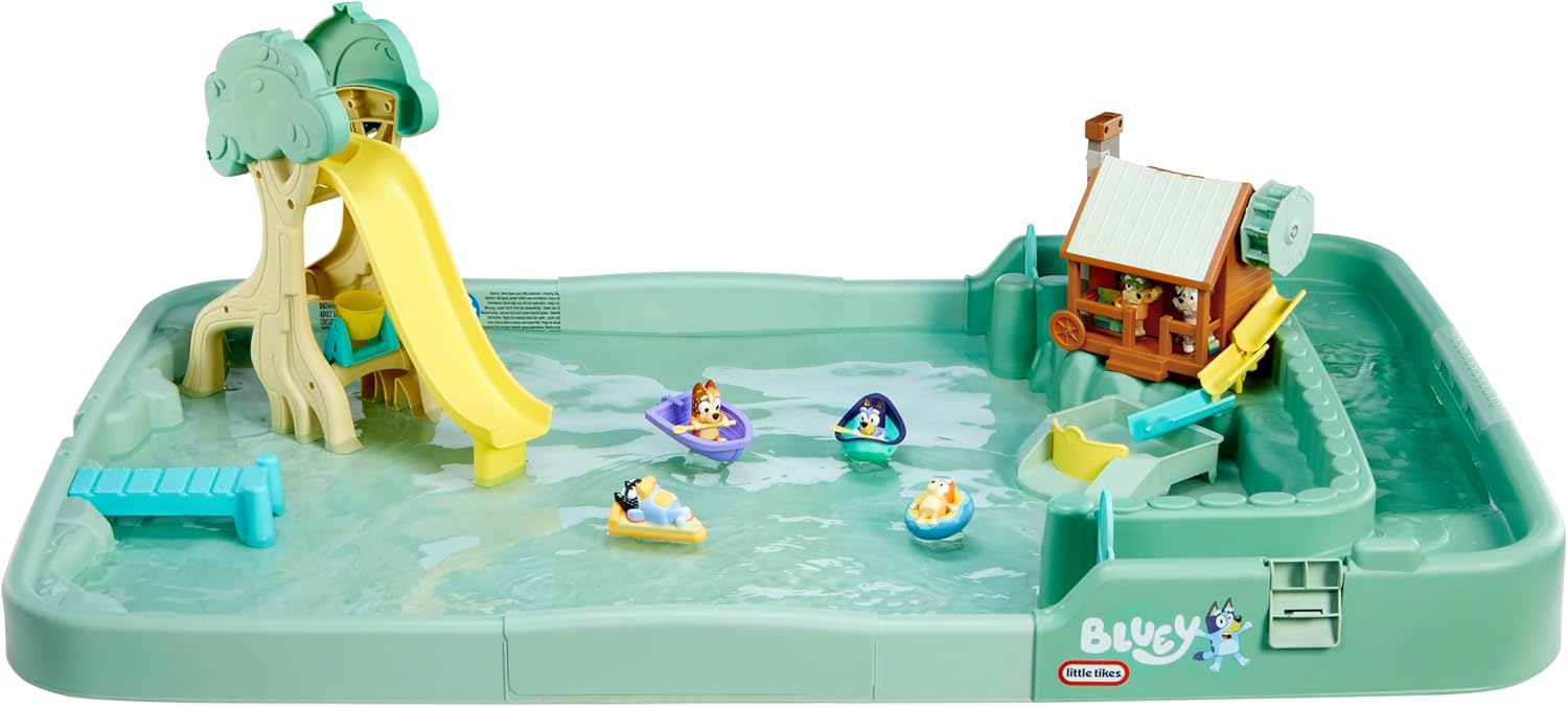 Little Tikes Bluey Bushland Adventure with 6 Accessories, Bluey Active Play, for Boys and Girls Ages 2-4 Years