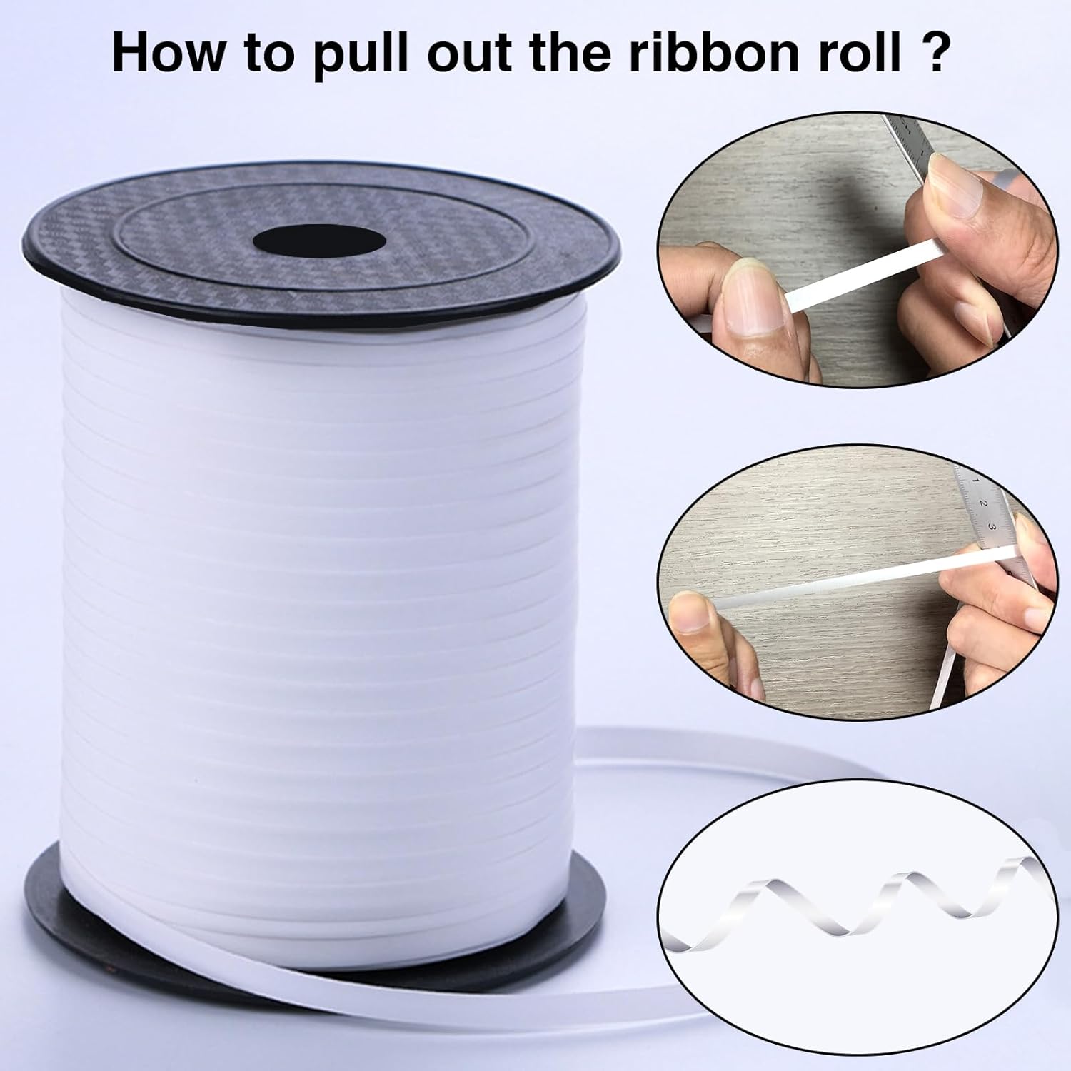 Crimped Curling Ribbon，500 Yard，1/5" for Crafts,Gift Wrapping, Balloon String, Baby Shower, Parties & Festivals, Florist Flowers (Pink) - Image 4