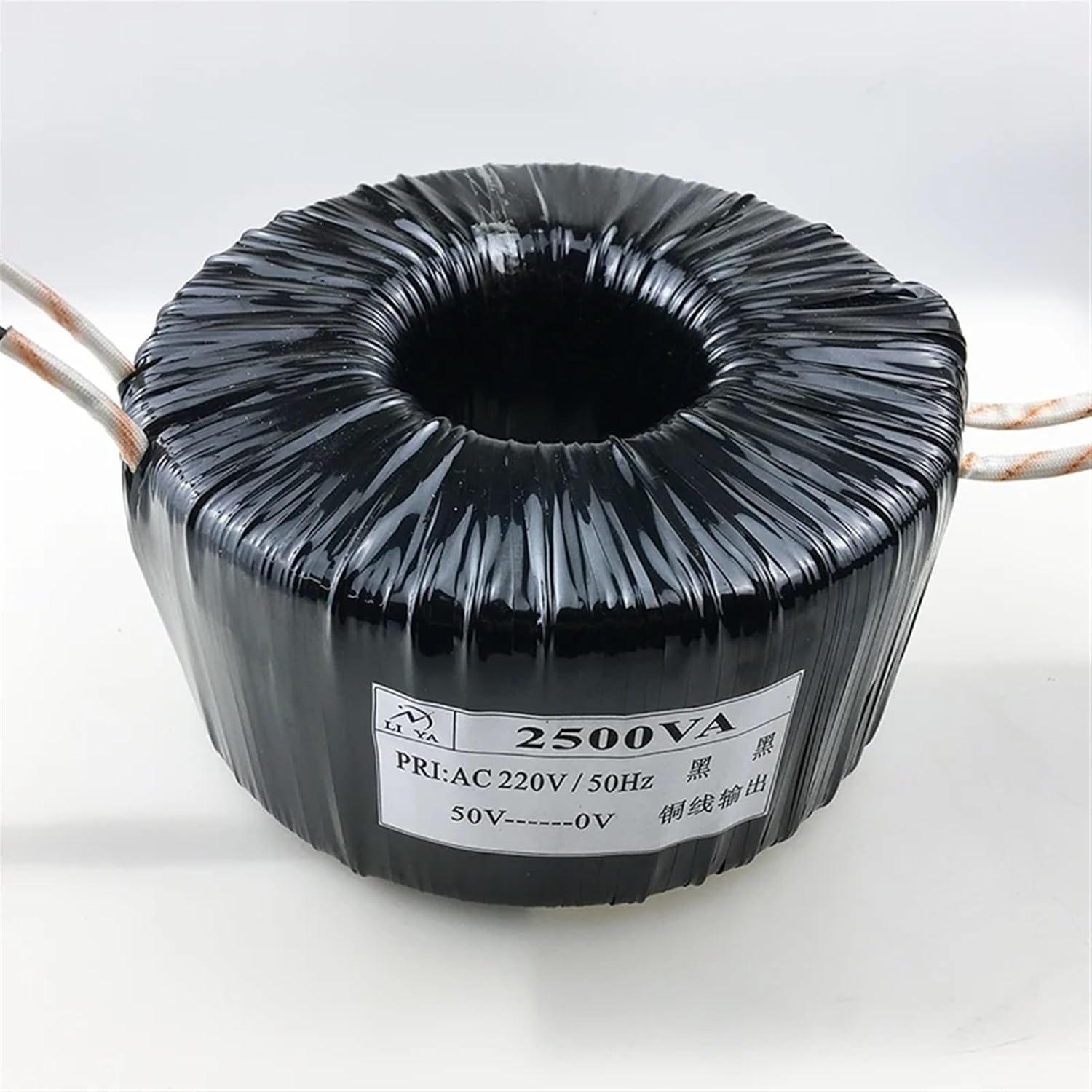 2500W High-Power Toroidal Isolation Transformer Industrial Equipment Power Supply 220V to 50V Parameters 1Pcs