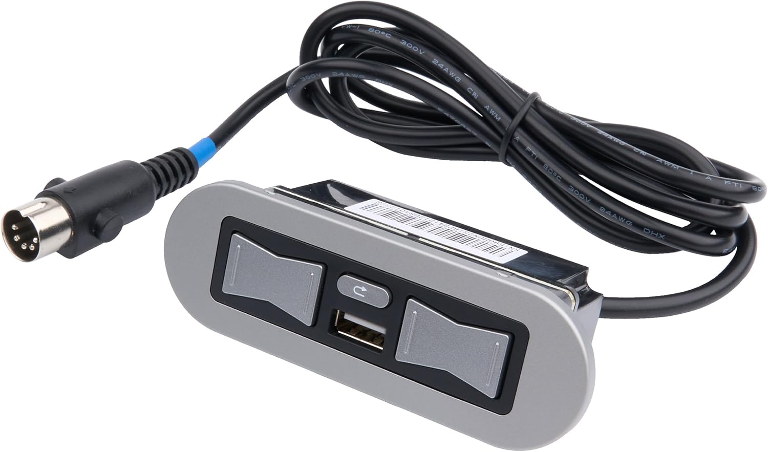 eMoMo HX90HUN 5 Button 5 Pin Side Switch for Power Recliner Fixed Remote Controller with USB Port for Lift Chair
