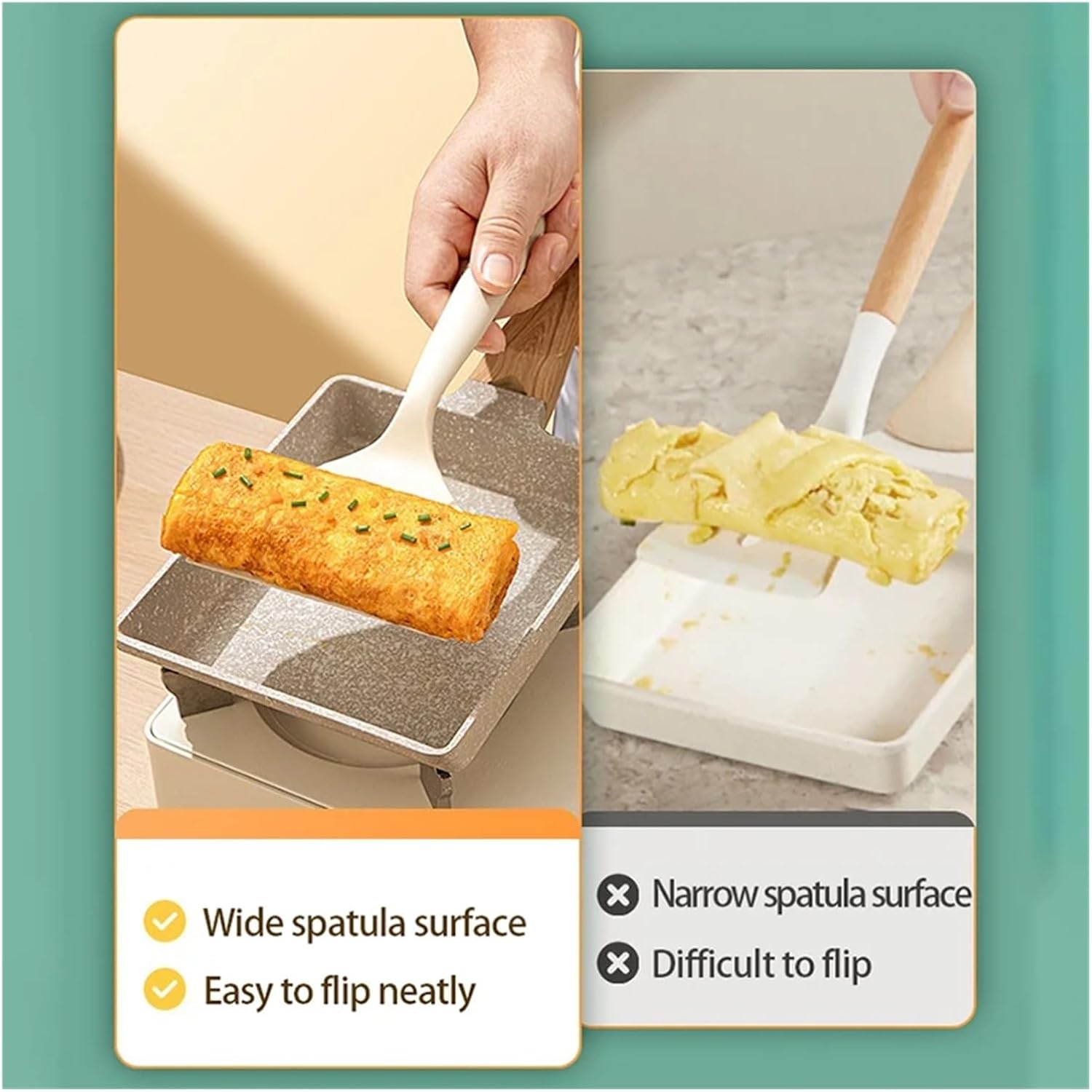 シリコン製スパチュラ スクレーパー キッチン用品 耐熱性 ノンスティック フライパン 魚 パンケーキ ベーキングスクープ 調理ツール