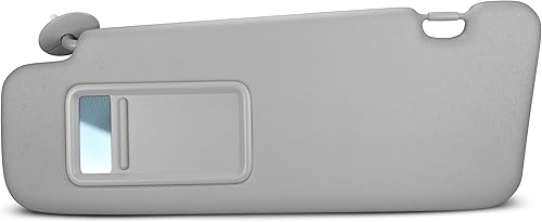 SAILEAD - Visera solar para el lado izquierdo del conductor compatible con el Toyota Highlander 2008, 2009, 2010, 2012 o 2013, con luz,