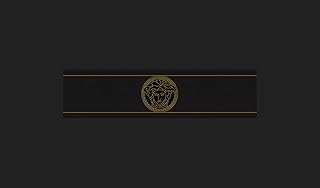 A.S. Création Wallpaper Border with Baroque Design - Black, Gold - Wallpaper Border 395.99in x 20.87in Made in Germany - 935224