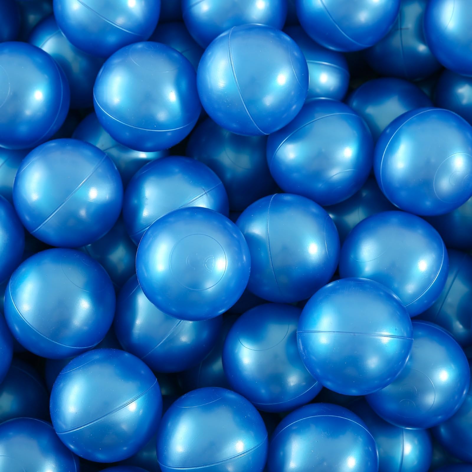 Photo 1 of Heopeis Ball Pit Balls - 2.75inch Plastic Ball Play Balls BPA Free Phthalate Free Non-Toxic Play Balls for Children Ball Pit Party Brithday Ball Pool Tent, Pearl Blue, 100pcs.