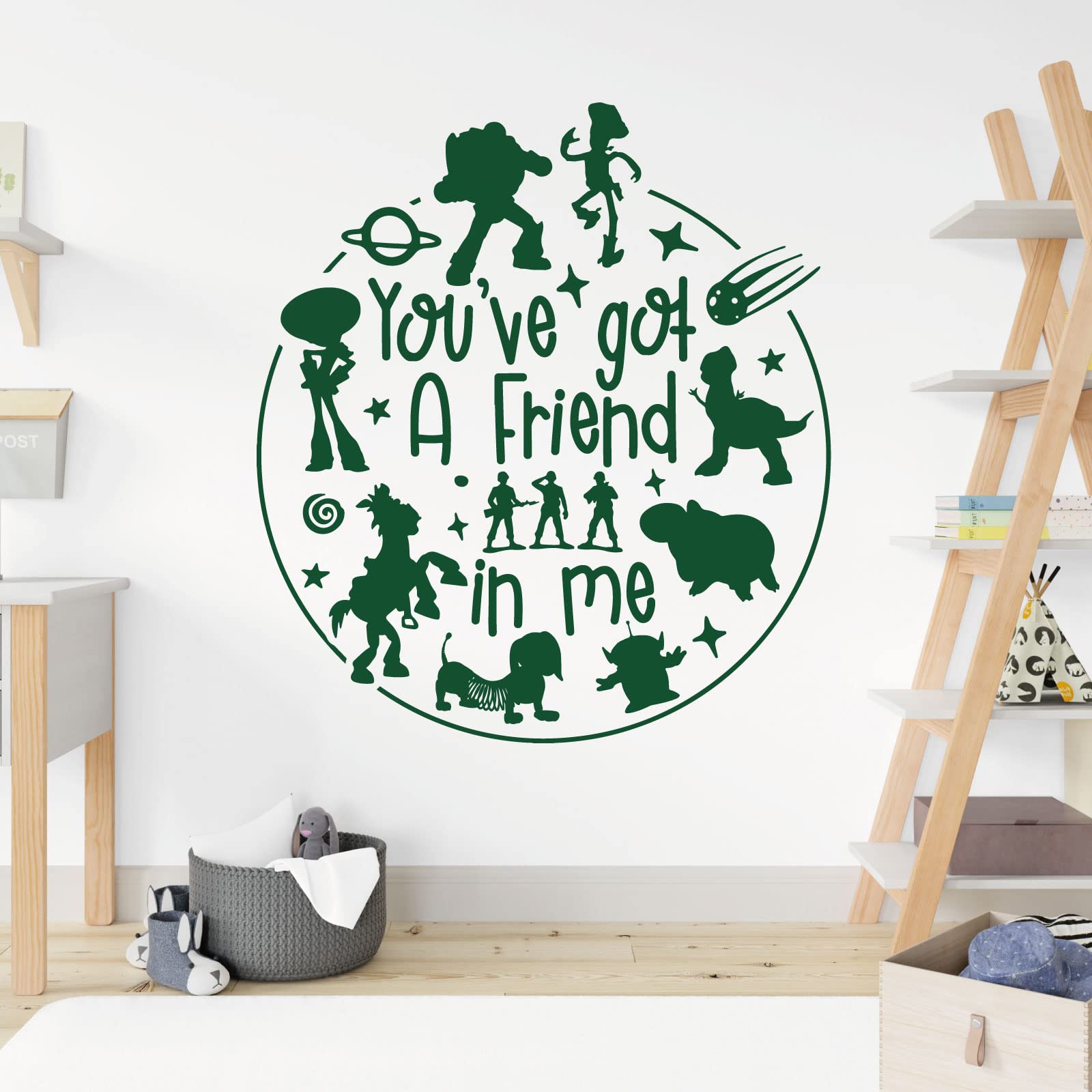 You've Got a Friend in Me - Story Inspired Children's Vinyl Wall Decal Sticker [Large] [Forest]