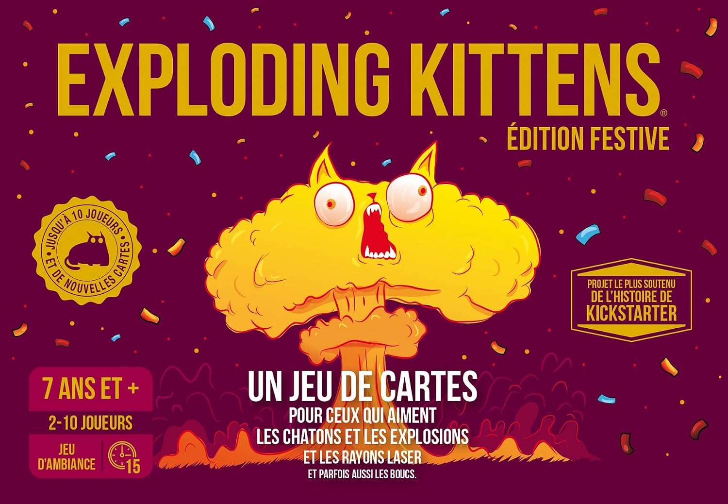 Asmodee | Exploding Kittens – Festive Edition | Kartenspiel | lustig für Erwachsene und Kinder ab 7 Jahren… – Ansicht 2