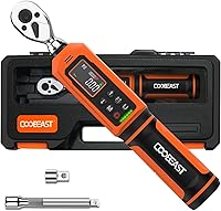 Vista 10 de Llave dinamométrica digital, llave dinamométrica electrónica de accionamiento de 3/8 con valor preestablecido (1.5-99.5 pies-libras/2-135 Nm)