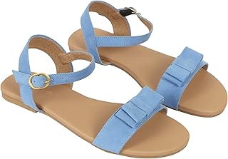 BK Deal Women's Fashion Flat Sandals Colour(Blue-KB-028)