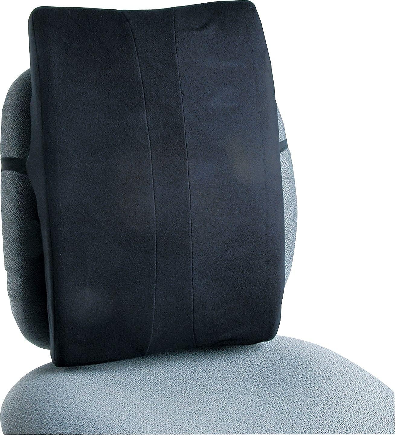 Safco 71301 Remedease Full Height Backrest 14 x 3 x 20 Black